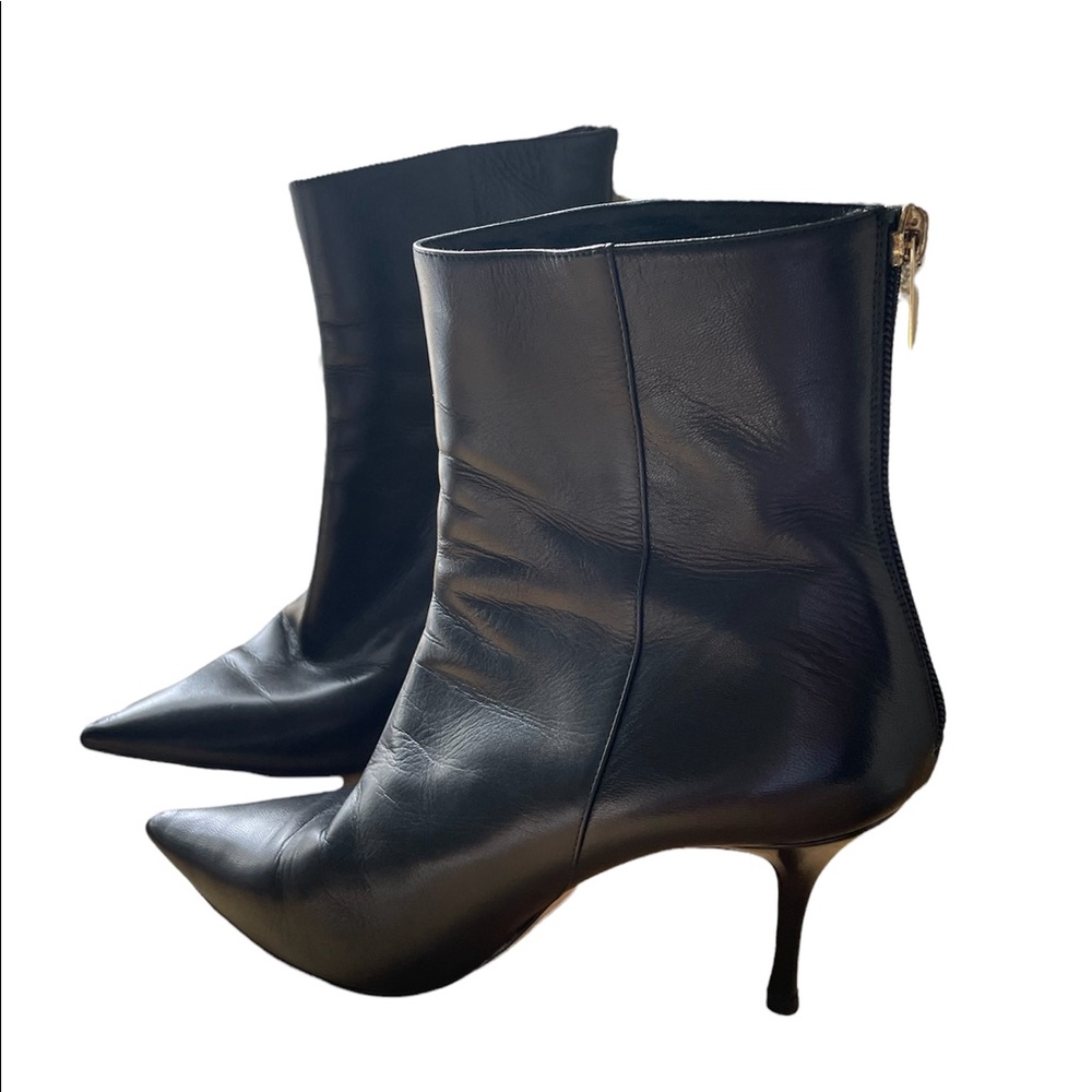Jimmy Choo leather boots in amazing condition. Size 41, 4” stiletto heel